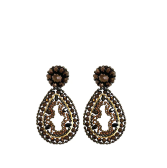 PAULIE POCKET MELANY EARRINGS - BLACK