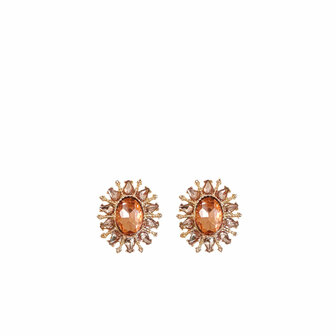 PAULIE POCKET STRASS STUD EARRINGS - BLUSH