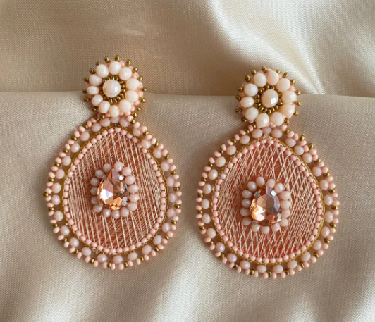 PAULIE POCKET HAILEY EARRINGS - PINK