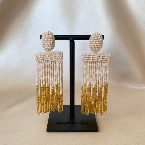  ISADORA OMBRE EARRINGS - BEIGE GOLD