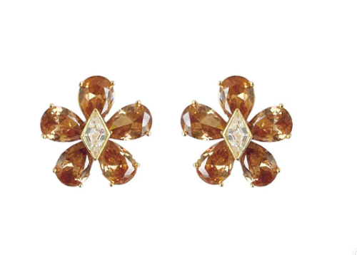 PAULIE POCKET STUD FLOWER EARRINGS BY NINE