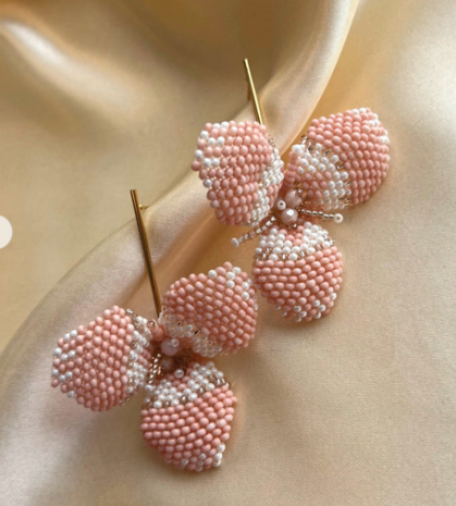 PAULIE POCKET YASMIN EARRINGS - BLUSH